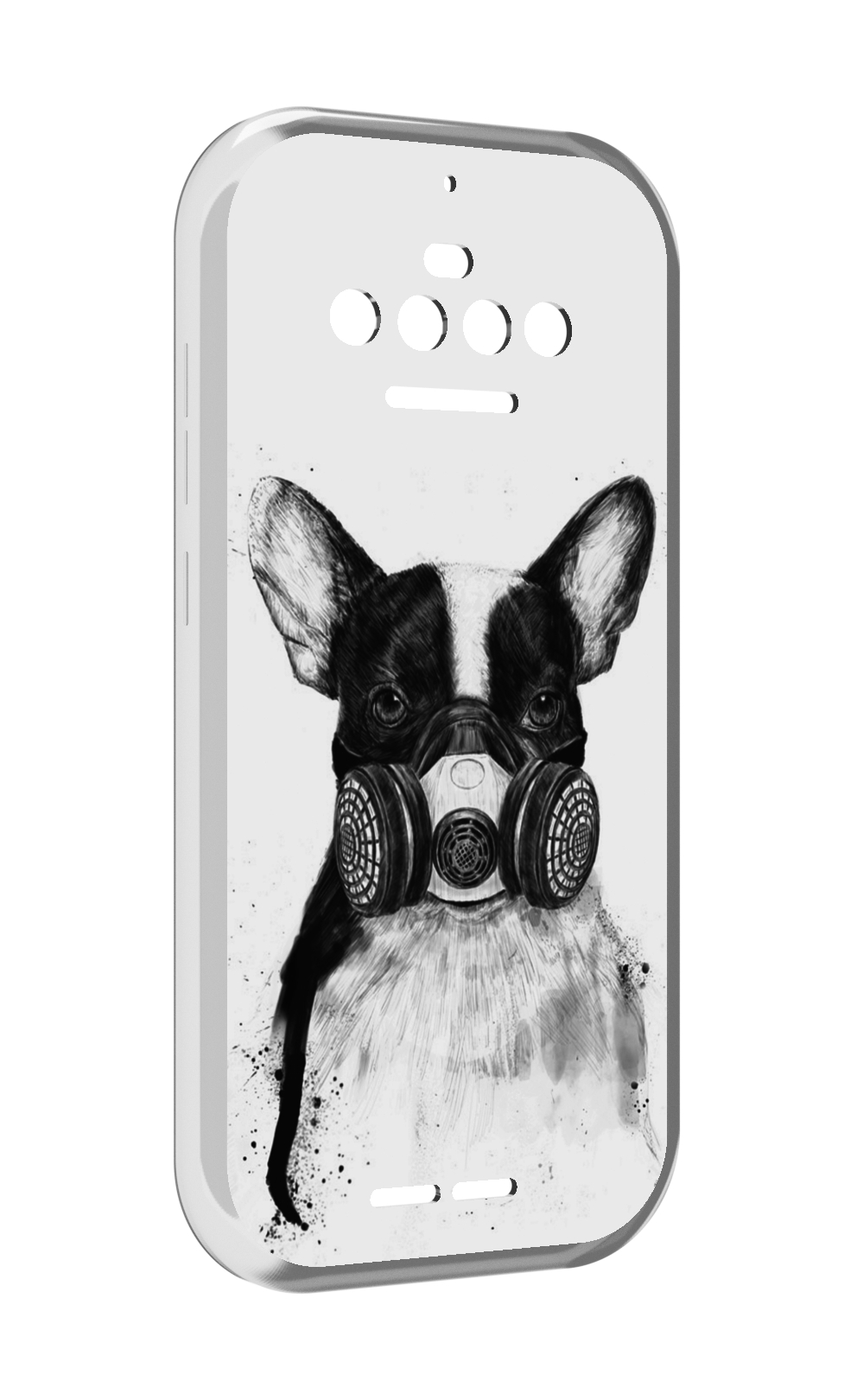

Чехол MyPads Французский бульдог для Oukitel F150 R2022, Прозрачный, Tocco