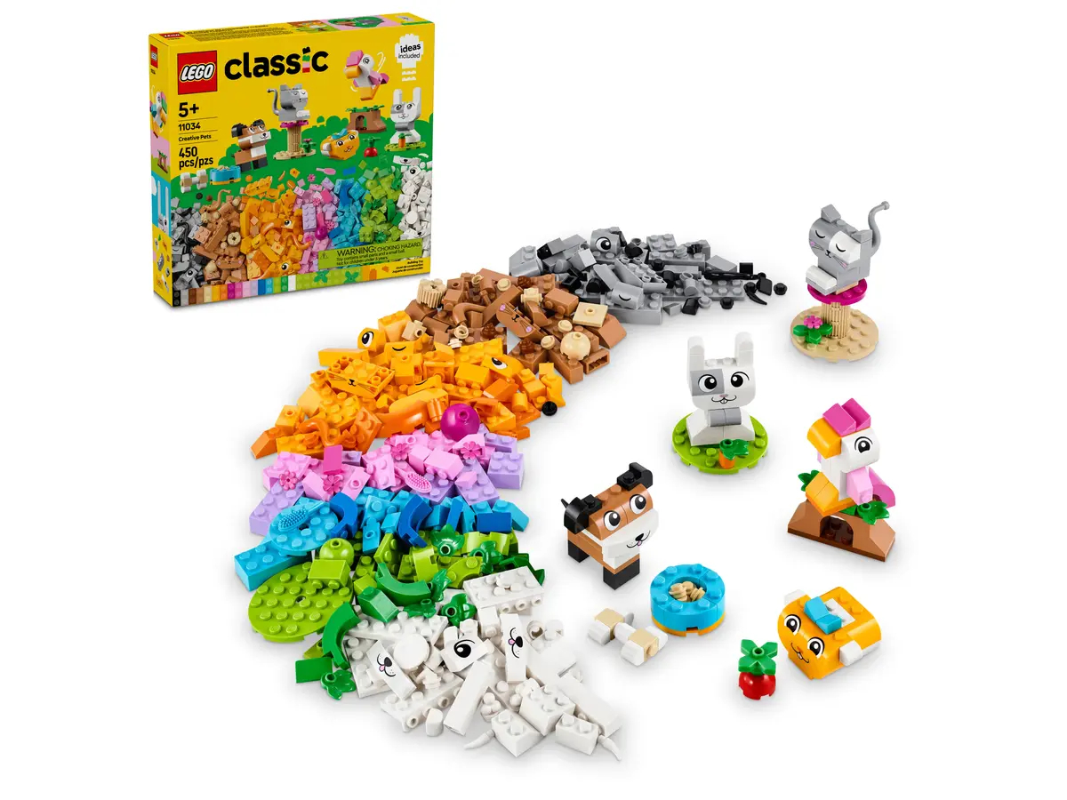 

Конструктор Lego Classic Креативные домашние животные, 11034, 11034