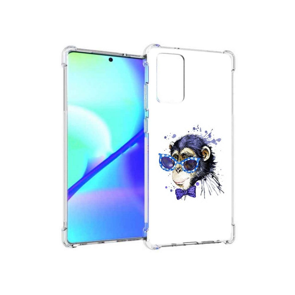 

Чехол MyPads Tocco для Samsung Galaxy Note 20 акварельная обезьяна (PT152536.527.216), Прозрачный, Tocco