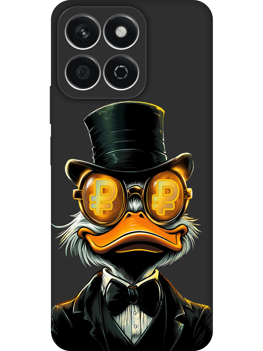 

Силиконовый чехол на Honor X7C с принтом "Скрудж и Рубль" матовый черный, Черный;белый;оранжевый, 786720571
