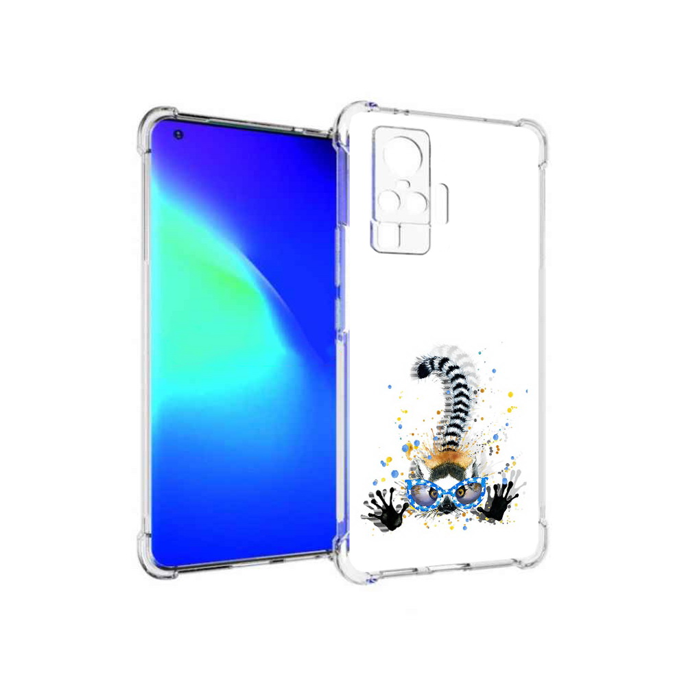 

Чехол MyPads Tocco для Vivo X50 Pro лямур (PT151209.405.454), Прозрачный, Tocco