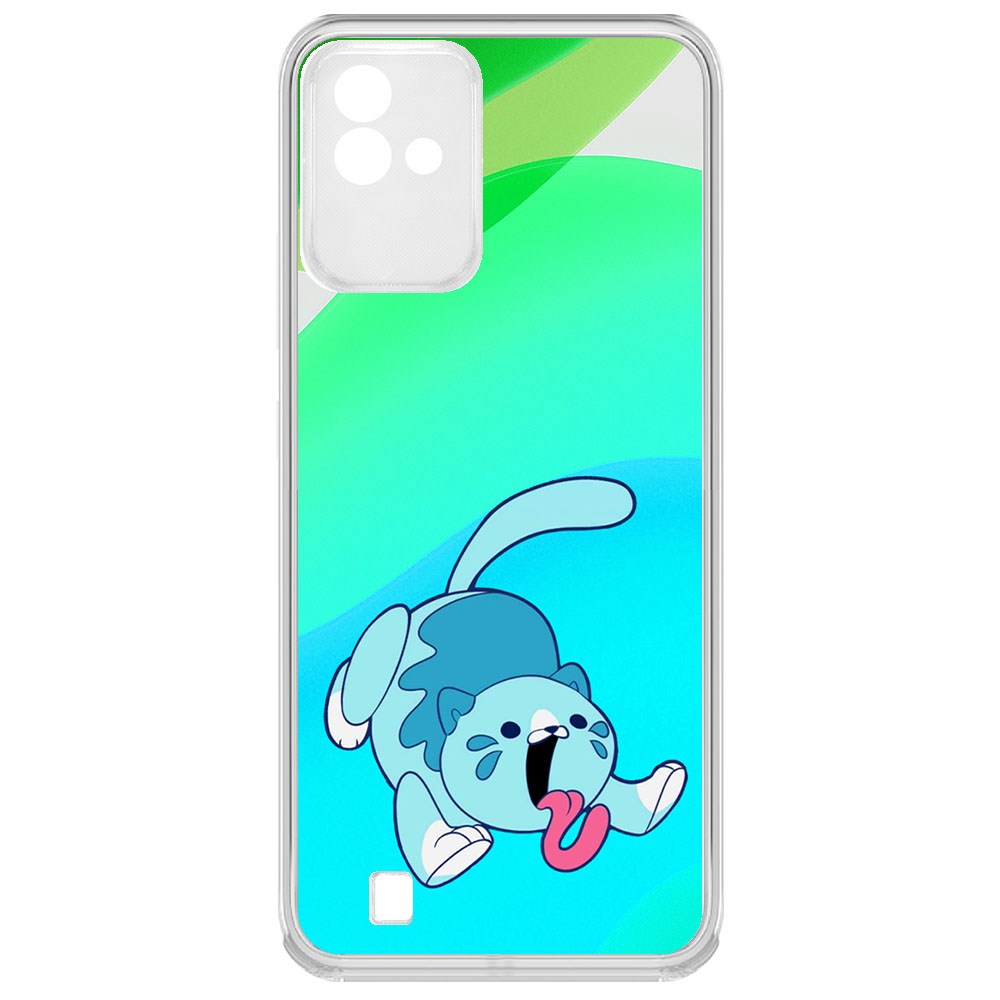 

Чехол-накладка Krutoff Clear Case Хаги Ваги - Конфетная Кошка для Realme Narzo 50i