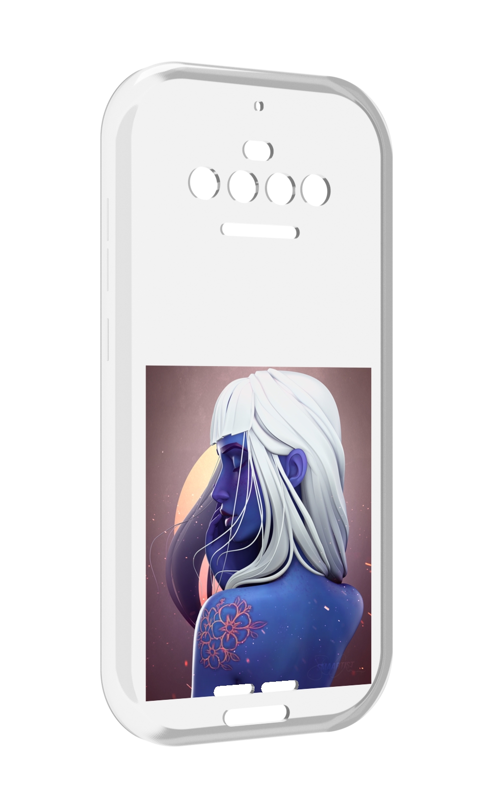 

Чехол MyPads аватар-с-цветком для Oukitel F150 R2022, Прозрачный, Tocco