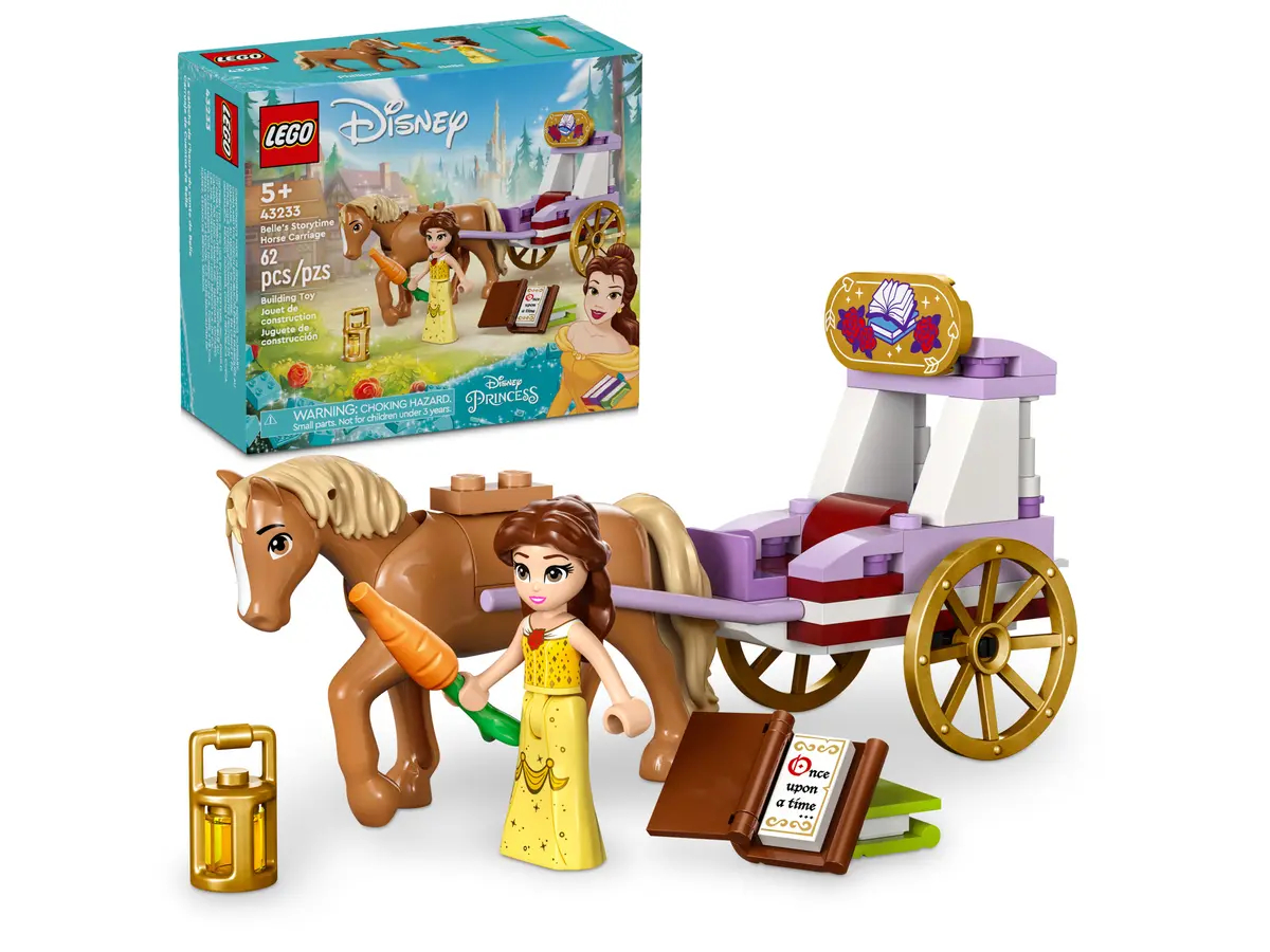 

Конструктор Lego Disney Сказочная карета Белль с лошадью, 43233, 43233
