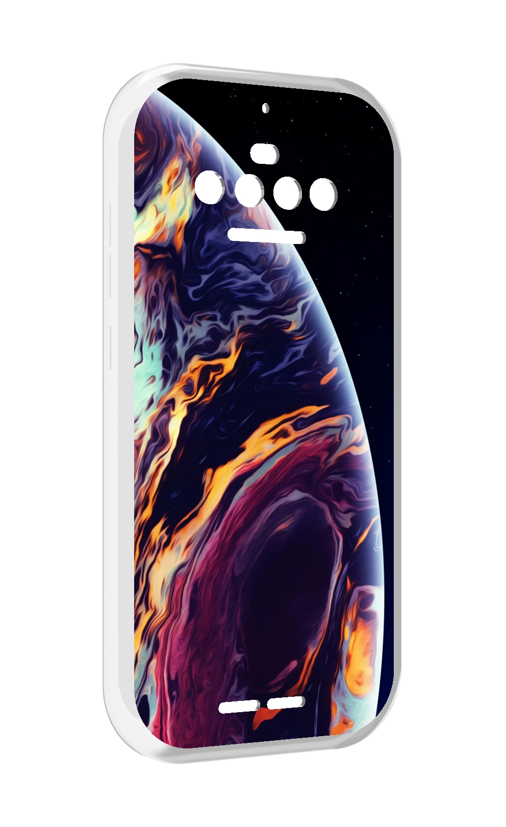 

Чехол MyPads акварельная планета для Oukitel F150 R2022, Прозрачный, Tocco