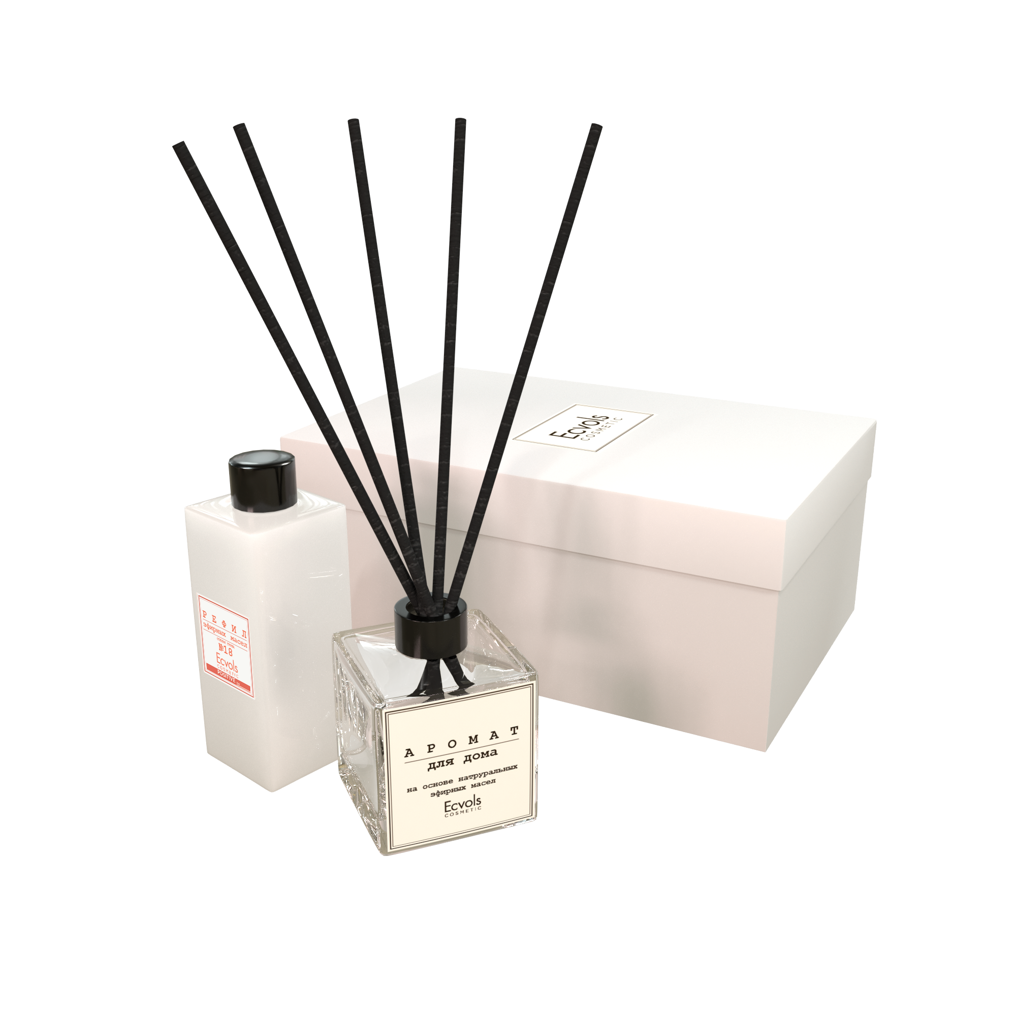 фото Аромат для дома ecvols №18 с натуральным эфирным маслом спелая груша, 200 мл