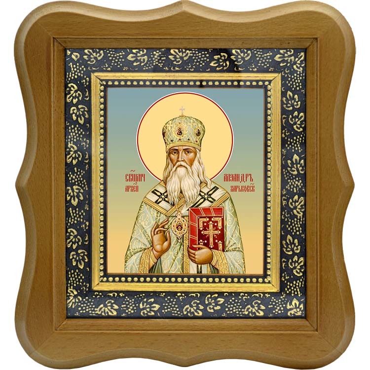 

Александр Петровский, архиепископ Харьковский, священномученик. Икона на холсте.