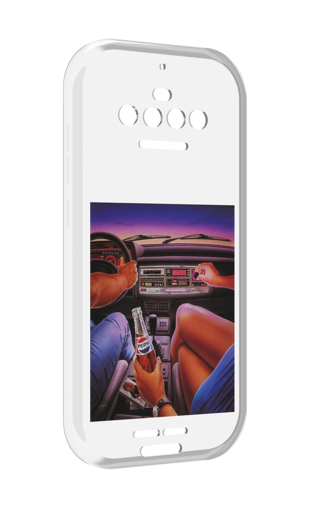 

Чехол MyPads американская машина салон для Oukitel F150 R2022, Прозрачный, Tocco