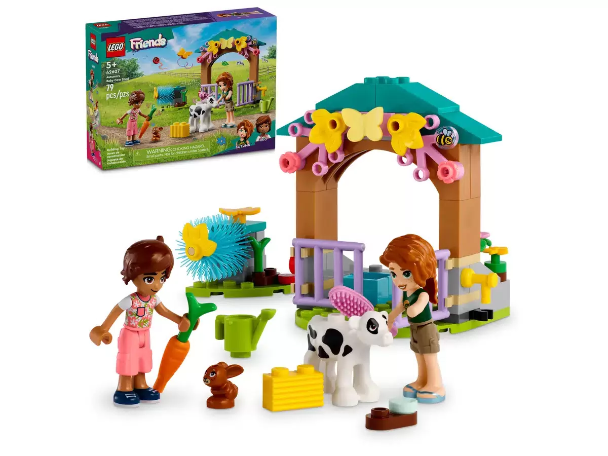 

Конструктор Lego Friends Коровник для телят Отэм, 42607, 42607