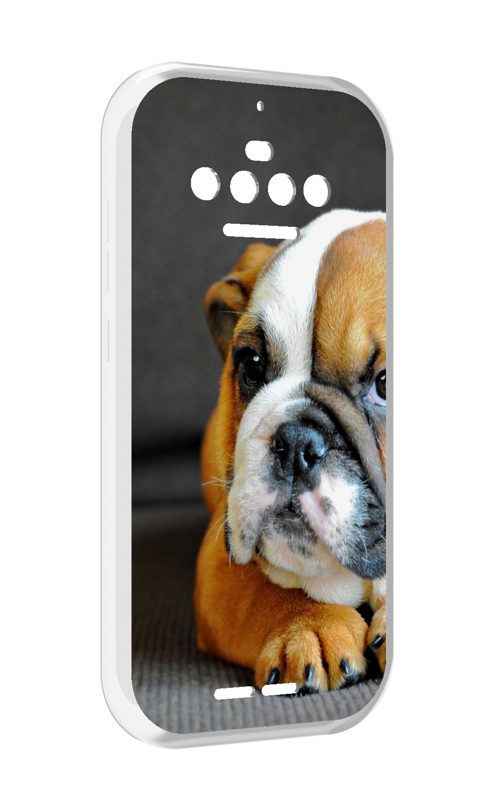 

Чехол MyPads англиискии бульдор для Oukitel F150 R2022, Прозрачный, Tocco