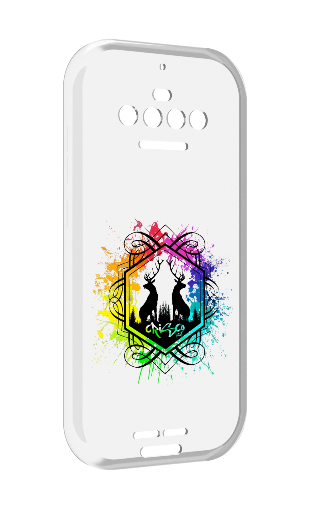 

Чехол MyPads арт-с-оленями для Oukitel F150 R2022, Прозрачный, Tocco