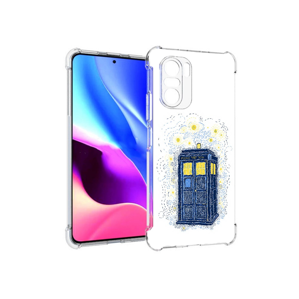 

Чехол MyPads Tocco для Xiaomi Redmi K40 будка рисунок (PT158239.260.249), Прозрачный, Tocco