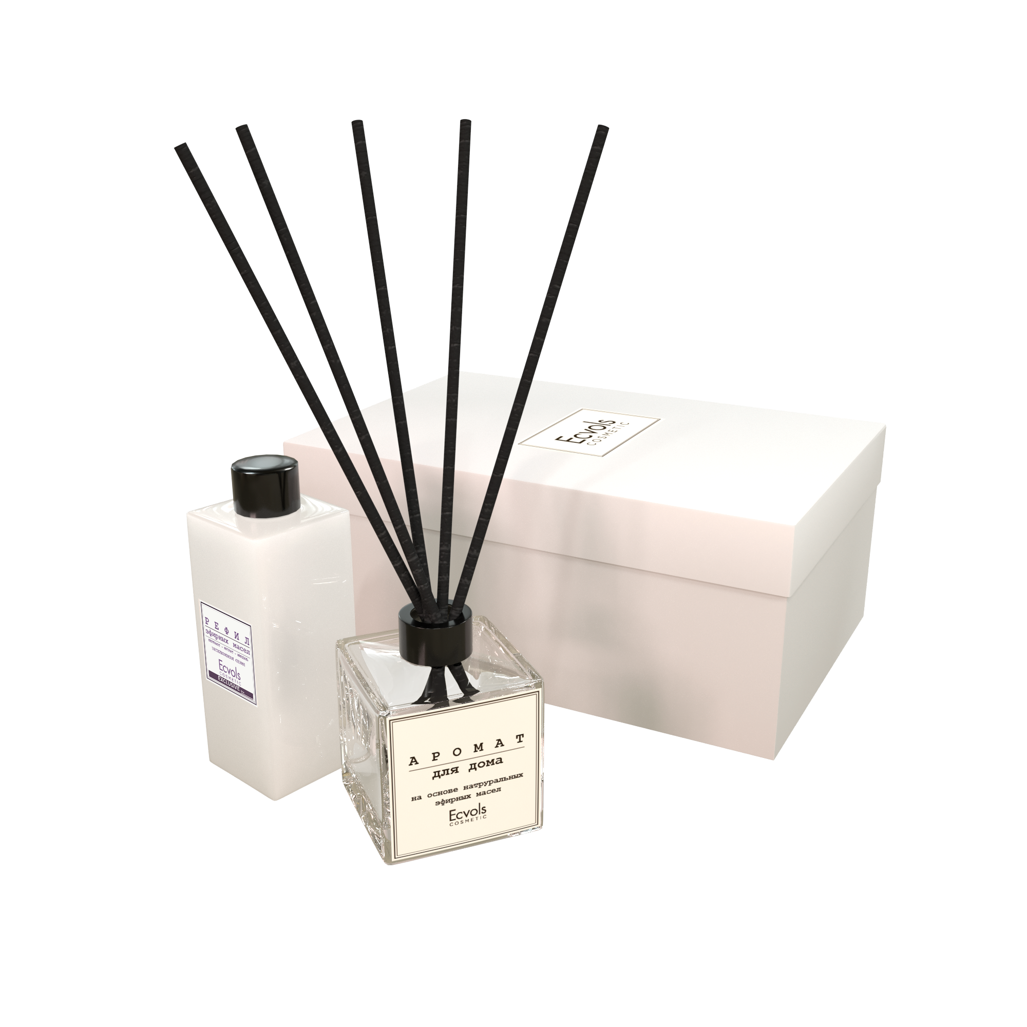

Ароматический диффузор с палочками для дома Ecvols №29 нероли 100 мл