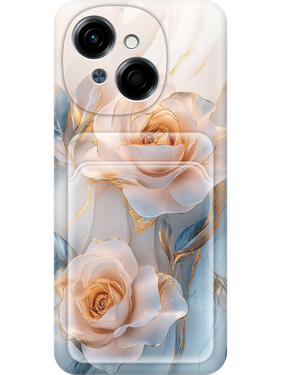 

Силиконовый чехол на Tecno Spark Go 1/Pop 9 с принтом с карманом для карты 839085, Прозрачный;белый;оранжевый, 786716923