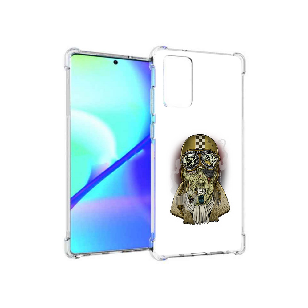 

Чехол MyPads Tocco для Samsung Galaxy Note 20 военный зомби (PT152536.527.264), Прозрачный, Tocco