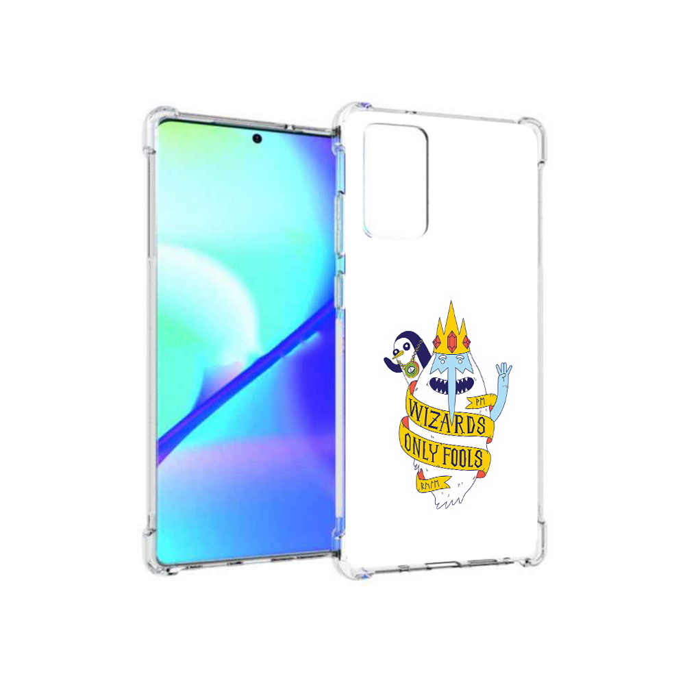 

Чехол MyPads Tocco для Samsung Galaxy Note 20 время приключений снежный король, Прозрачный, Tocco