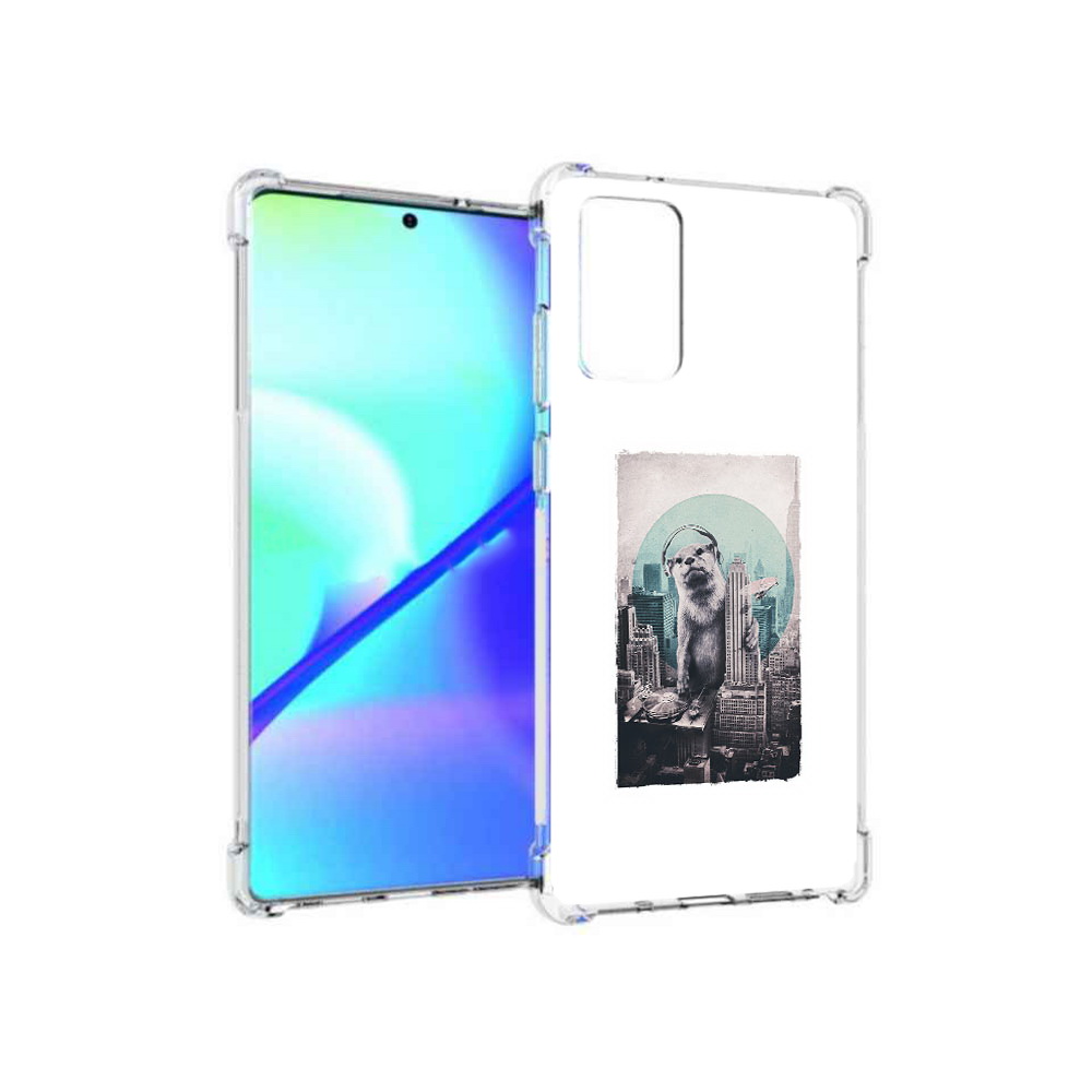 

Чехол MyPads Tocco для Samsung Galaxy Note 20 выдра в городе (PT152536.527.283), Прозрачный, Tocco
