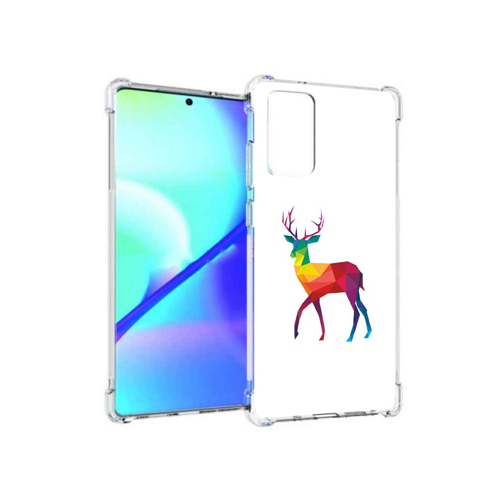 

Чехол MyPads Tocco для Samsung Galaxy Note 20 геометрический олень (PT152536.527.286), Прозрачный, Tocco