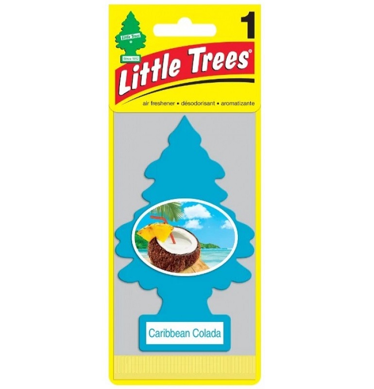 Little Trees U1P10324RUSS CAR FRESHNER Ароматизатор Ёлочка Карибский коктейль