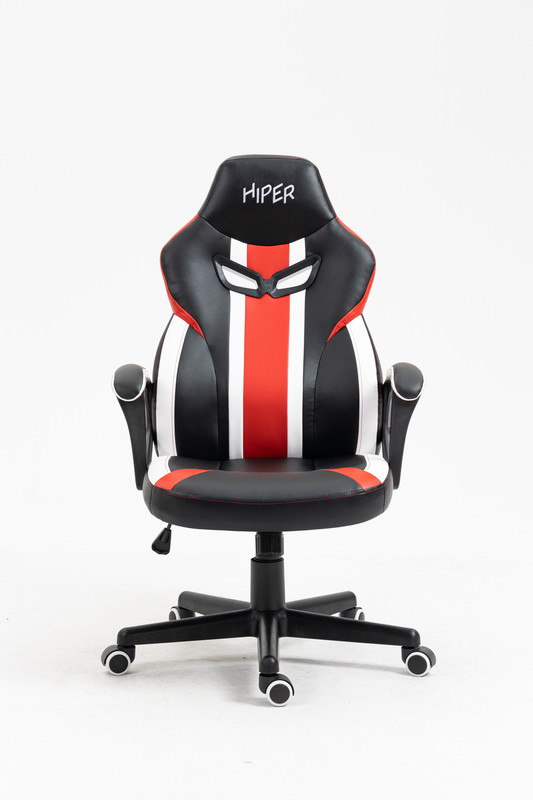 Кресло игровое Hiper Shanghai HGC001, чёрный, красный, белый