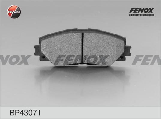 

Тормозные колодки FENOX передние для Toyota Corolla E12, RAV4 III BP43071