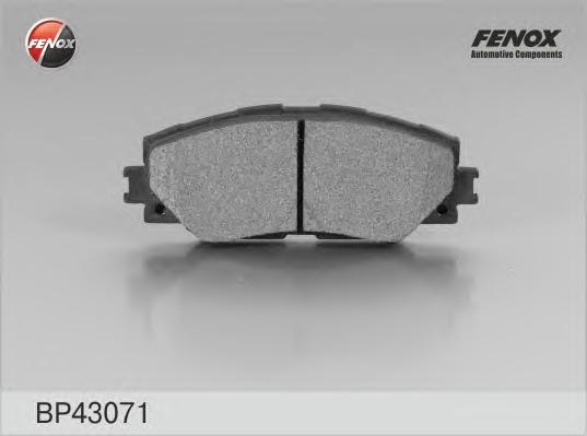 Тормозные колодки FENOX передние для Toyota Corolla E12, RAV4 III BP43071 100056986492