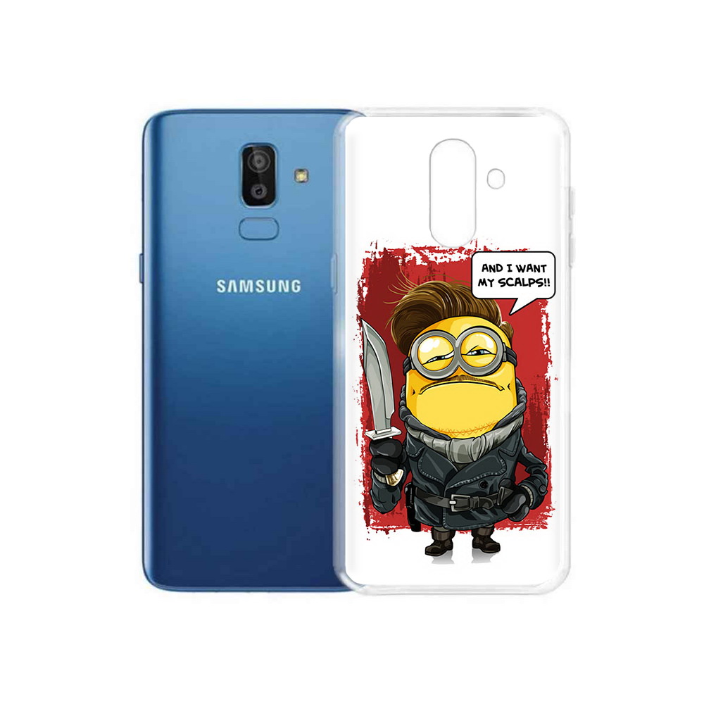 

Чехол MyPads Tocco для Samsung Galaxy J8 миньон убийца (PT226929.592.477), Прозрачный, Tocco