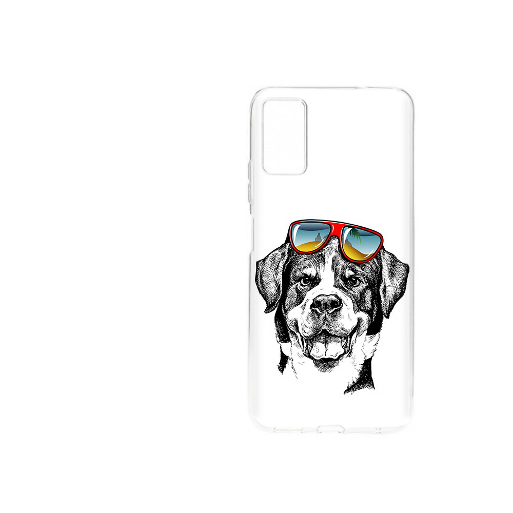 Чехол MyPads Tocco для ZTE Blade A71 (2021) счастливая собака (PT226945.474.631)