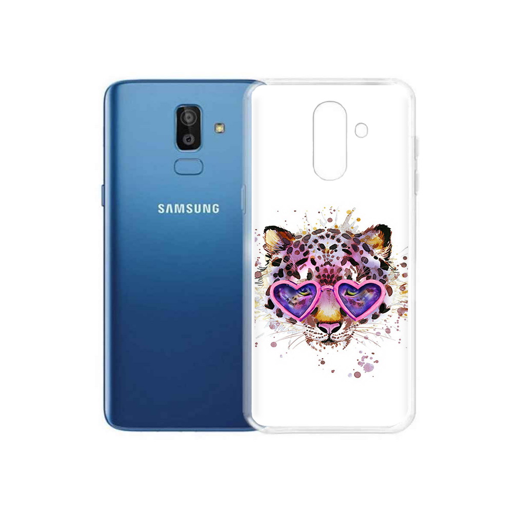 

Чехол MyPads Tocco для Samsung Galaxy J8 модный леопард (PT226929.592.480), Прозрачный, Tocco
