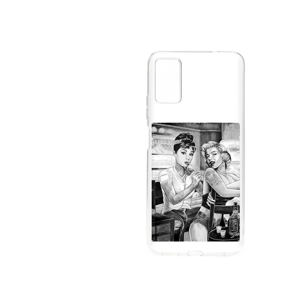 

Чехол MyPads Tocco для ZTE Blade A71 (2021) тату мастер (PT226945.474.637), Прозрачный, Tocco