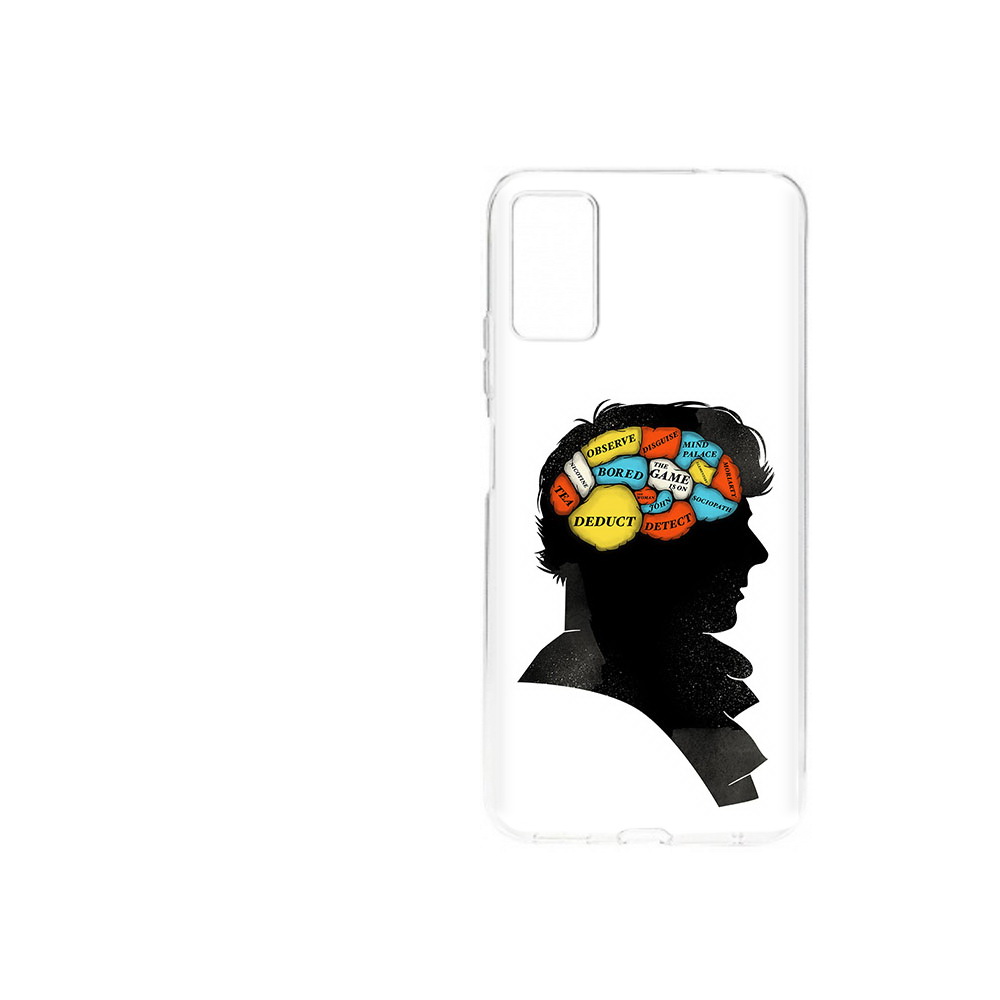

Чехол MyPads Tocco для ZTE Blade A71 (2021) темный рисунок (PT226945.474.640), Прозрачный, Tocco