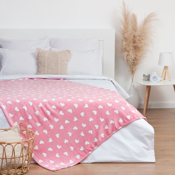 

Плед Этель Love 85x100 см, велсофт, 190 гр/м2