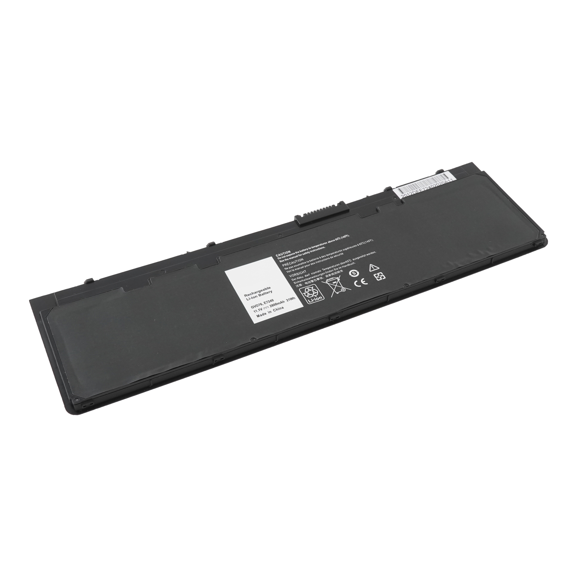 

Аккумулятор GVD76 для Dell Latitude E7240 и др. 451-BBFW, NCVF0 11.1V 2800mAh, GVD76