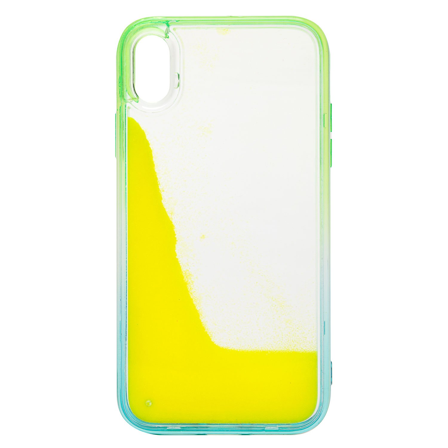 

Чехол iPhone XR пластиковый с песком <светло-зеленый>, iPhone XR