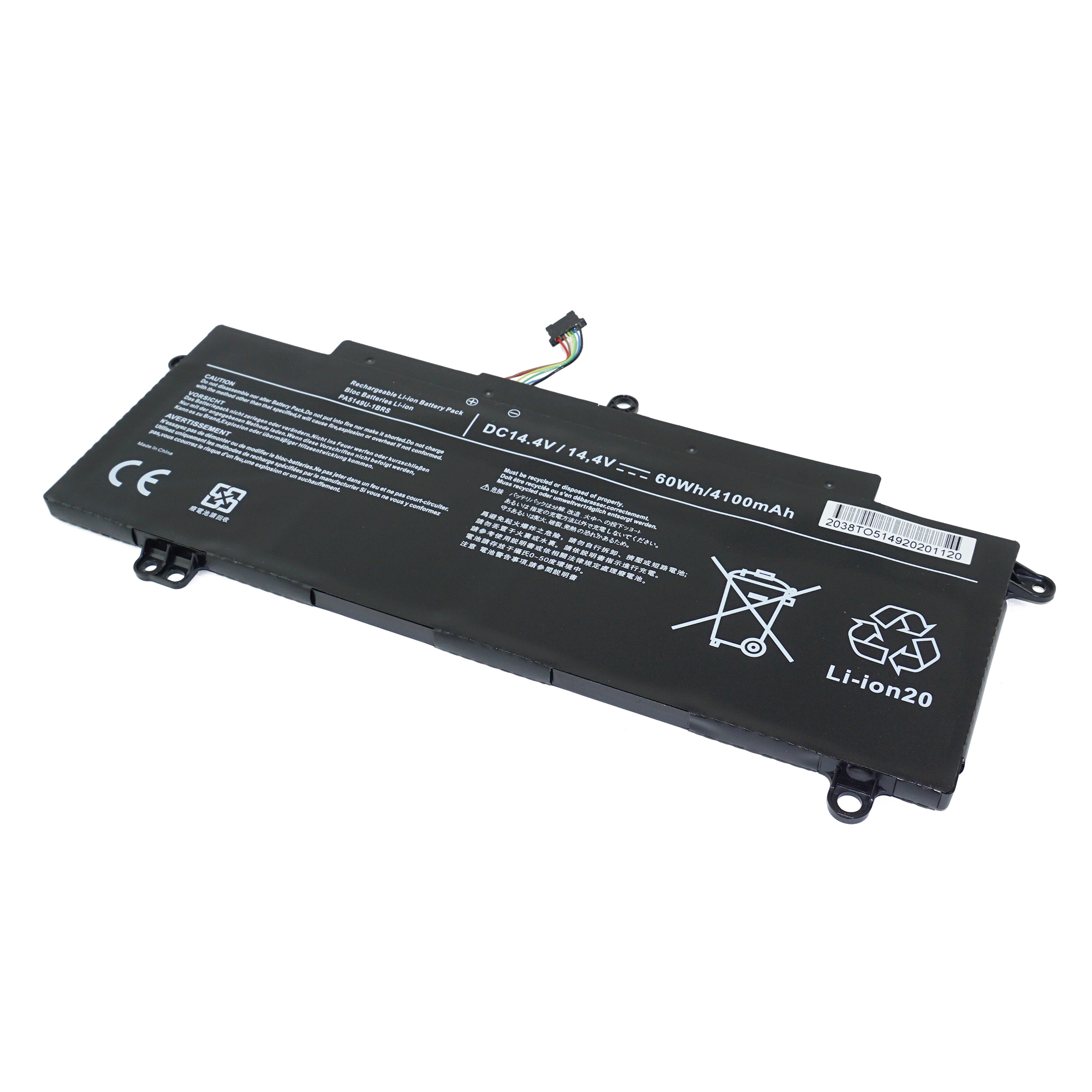 фото Аккумулятор pa5149u-1brs для toshiba tecra z40t-a1410 azerty