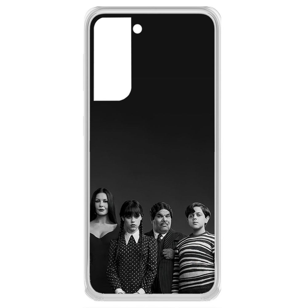 

Чехол-накладка Уэнсдей Аддамс - Семейка Аддамс для Samsung Galaxy S21 (G991), Прозрачный