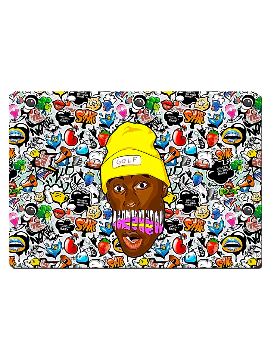 фото Коврик для мыши рэпер tyler the creator (stickers) drabs