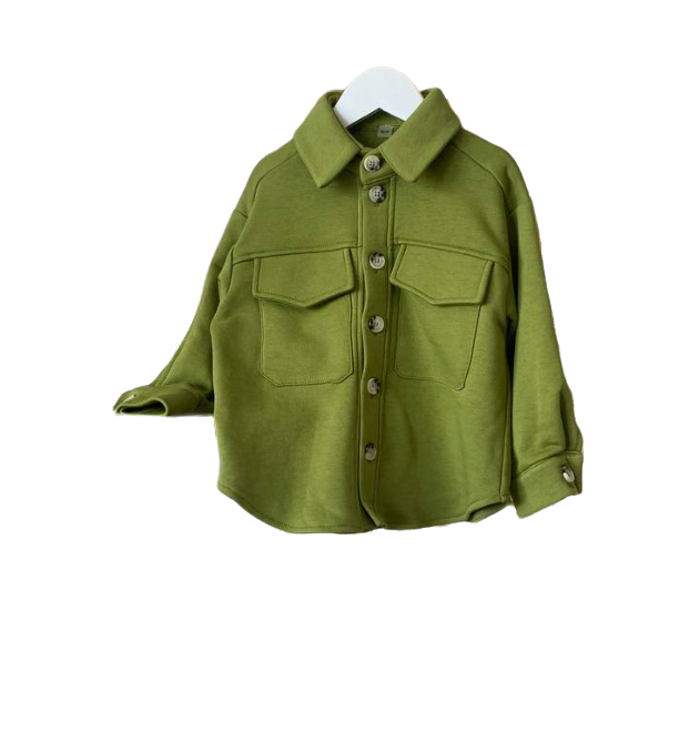 

Рубашка детская LePT olive shirt цв. зеленый р. 134, shirt