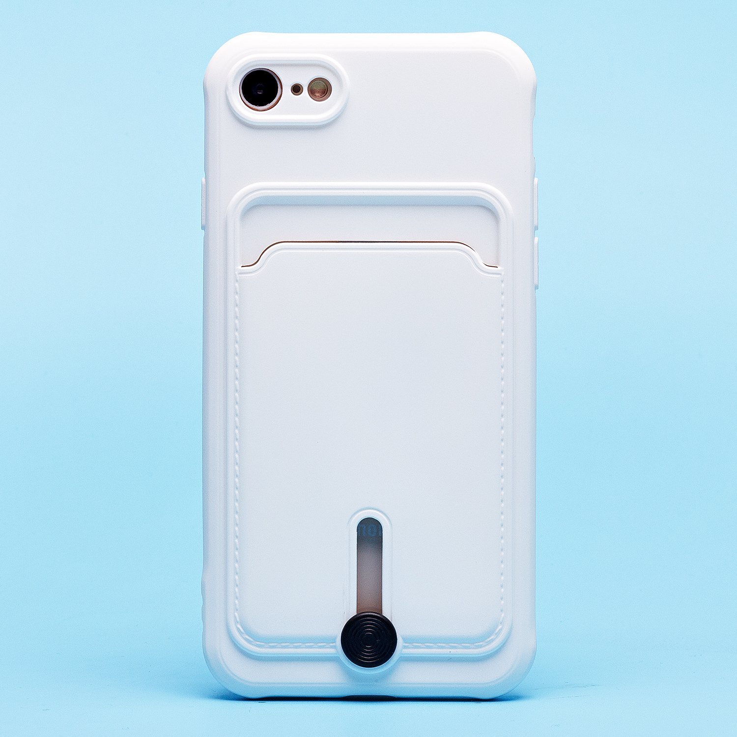

Чехол iPhone 7, 8, SE 2020, SE 2022 силиконовый с картхолдером №4 <белый>, iPhone 7