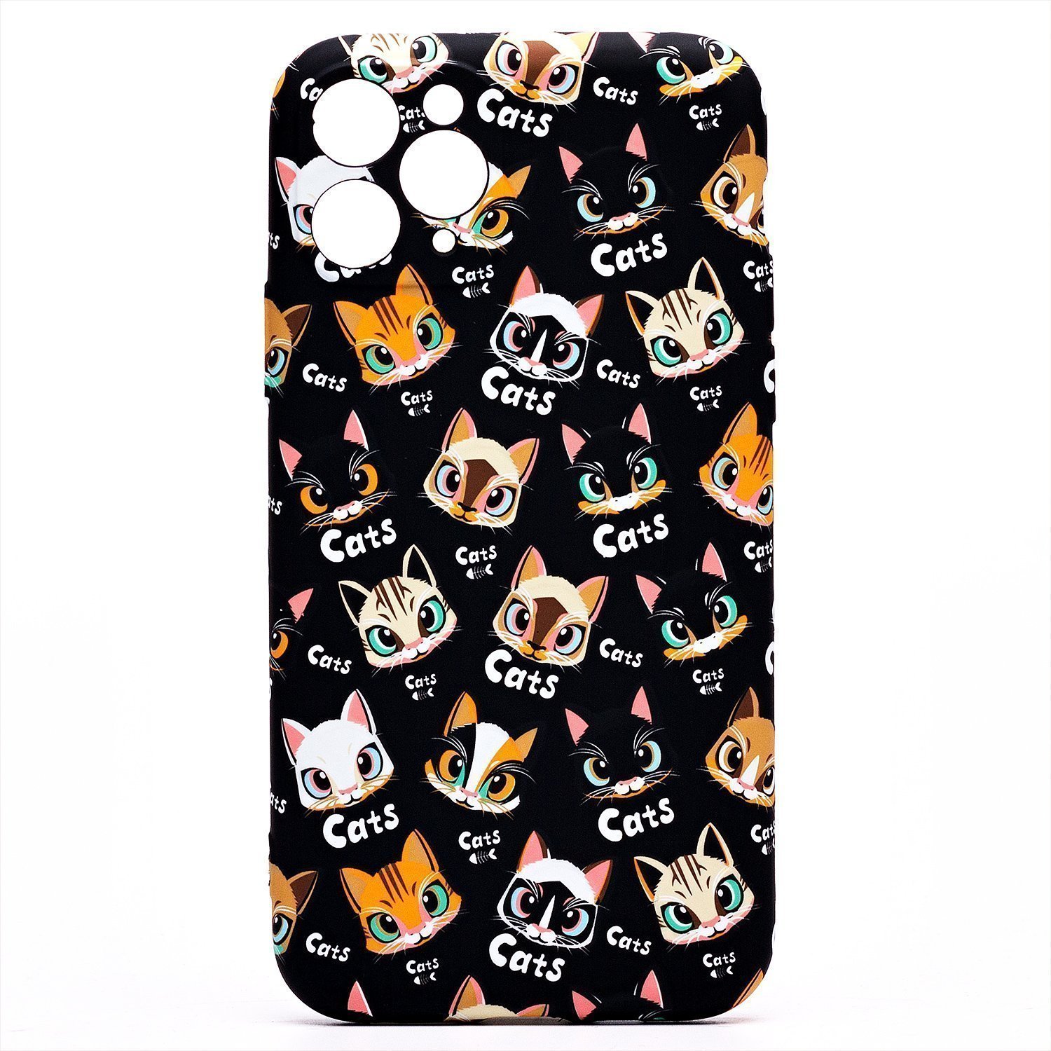 

Чехол iPhone 11 Pro Luxo силиконовый (рис. 094), Черный, iPhone 11 Pro