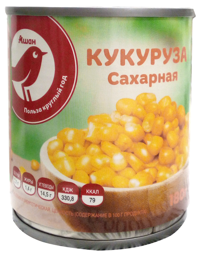 

Кукуруза Красная Птица сахарная 180 г