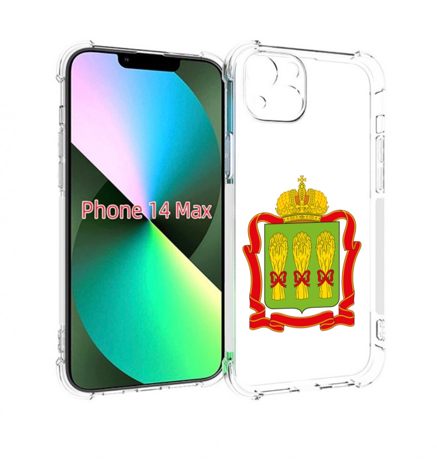 

Чехол MyPads герб-пензенская-область для iPhone 14 Plus (6.7), Прозрачный, Tocco