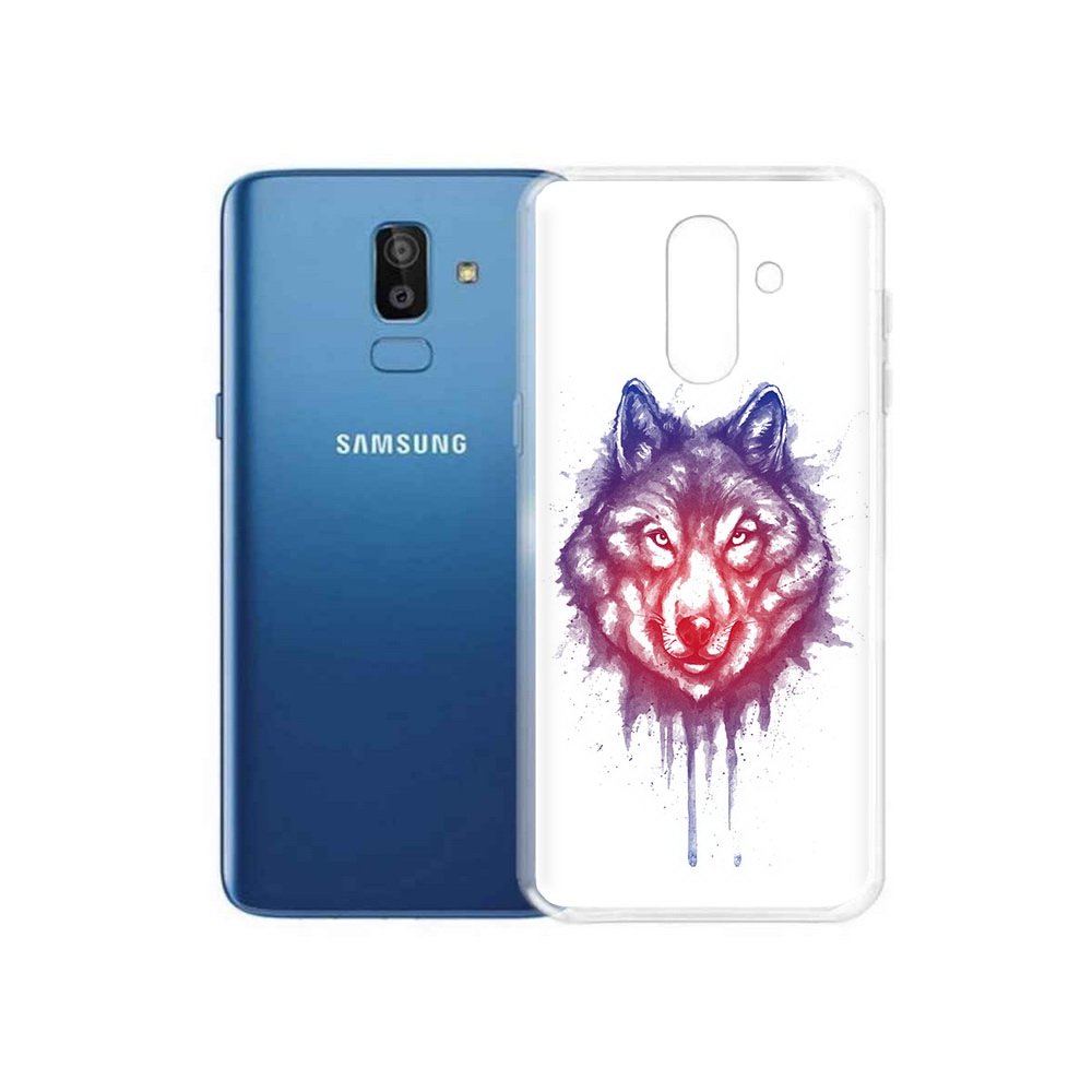 

Чехол MyPads Tocco для Samsung Galaxy J8 пушистый волк (PT226929.592.561), Прозрачный, Tocco