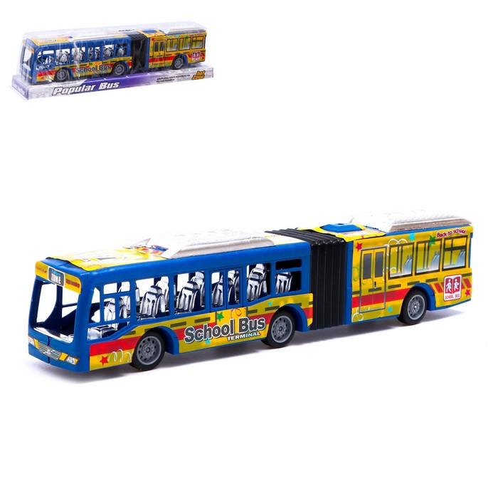 Автобус инерционный «Городской», цвета МИКС автобус инерционный
