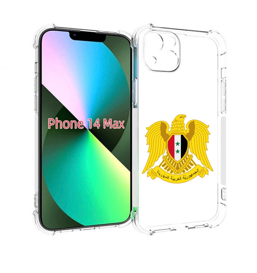 

Чехол MyPads герб-сирии для iPhone 14 Plus (6.7), Прозрачный, Tocco