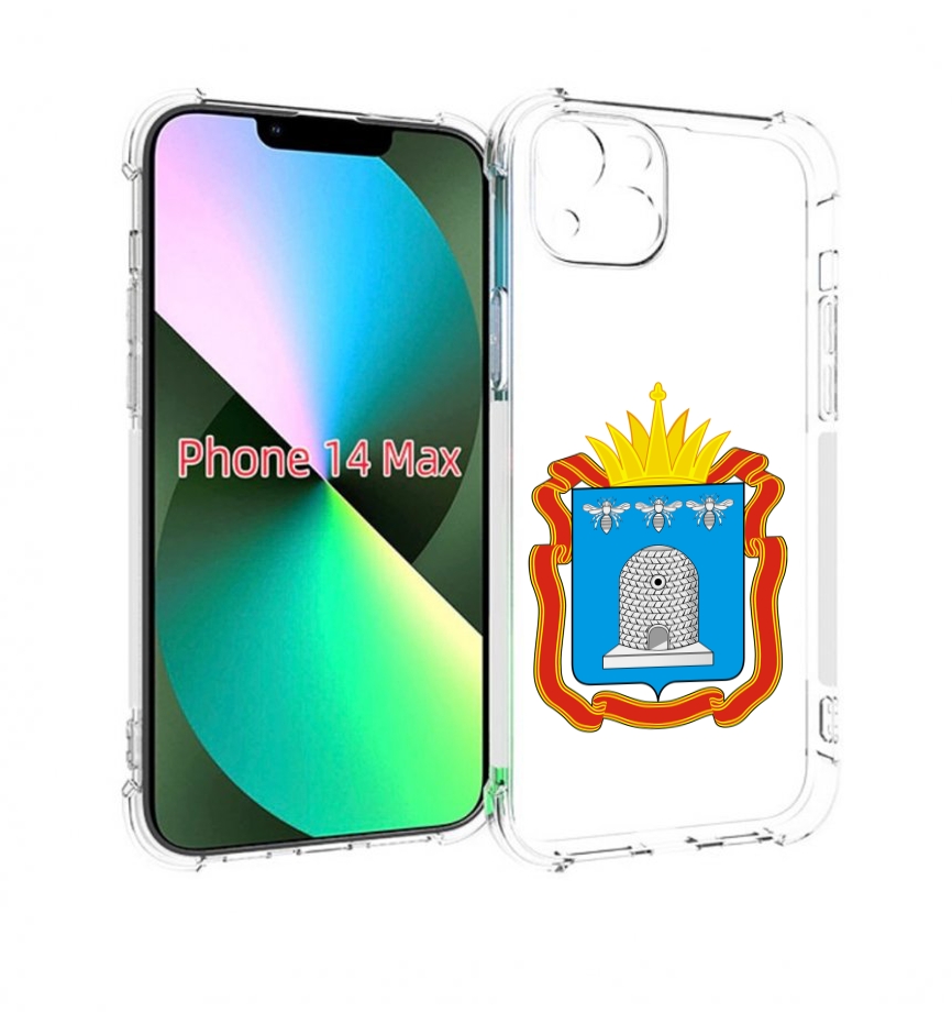 

Чехол MyPads герб-тамбовская-область для iPhone 14 Plus (6.7), Прозрачный, Tocco