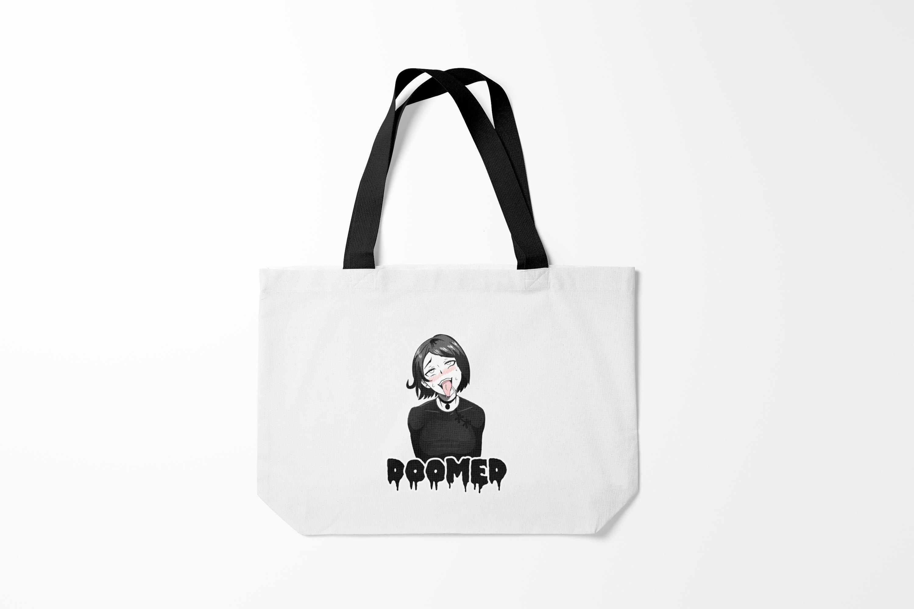 

Сумка шoппер унисекс Burnettie Doomer girl, белый, Doomer girl