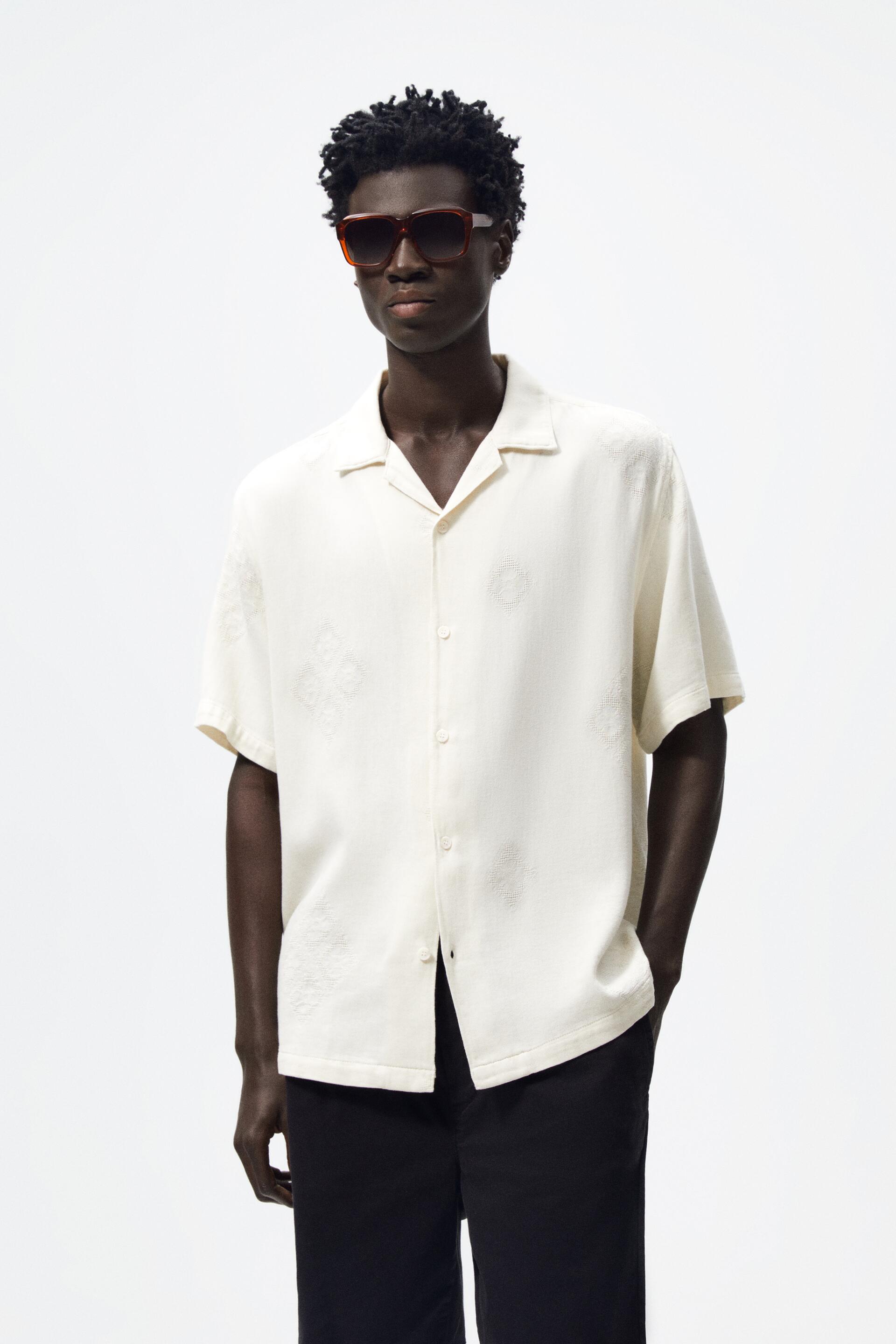

Рубашка мужская ZARA 07446305 белая S, 07446305