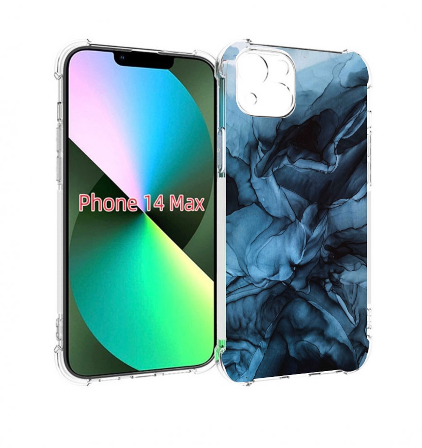 

Чехол MyPads голубой дымок для iPhone 14 Plus (6.7), Прозрачный, Tocco