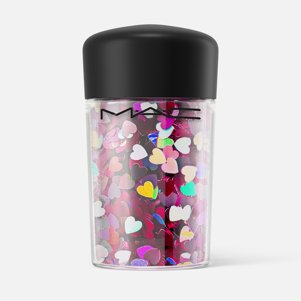 Глиттер для лица и тела MAC Glitterpink Hearts 4,5 г Великобритания